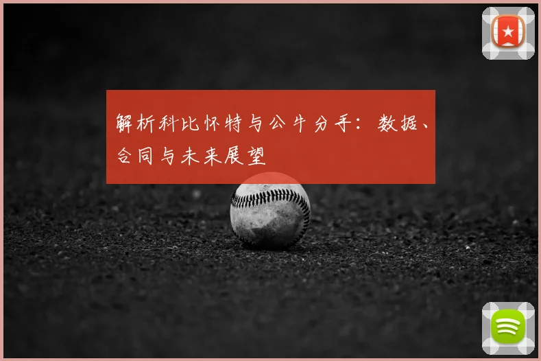 解析科比怀特与公牛分手:数据、合同与未来展望